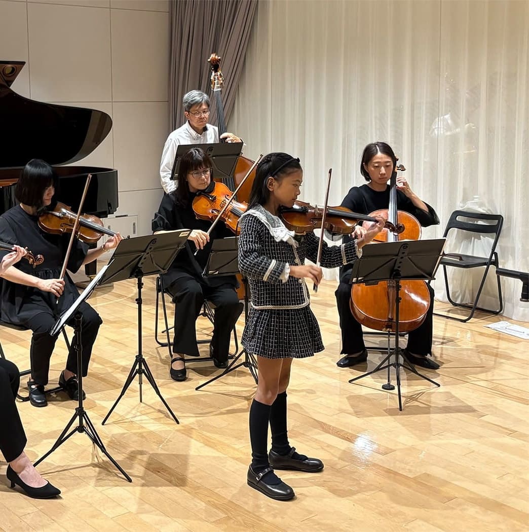 発表会アンサンブルの様子