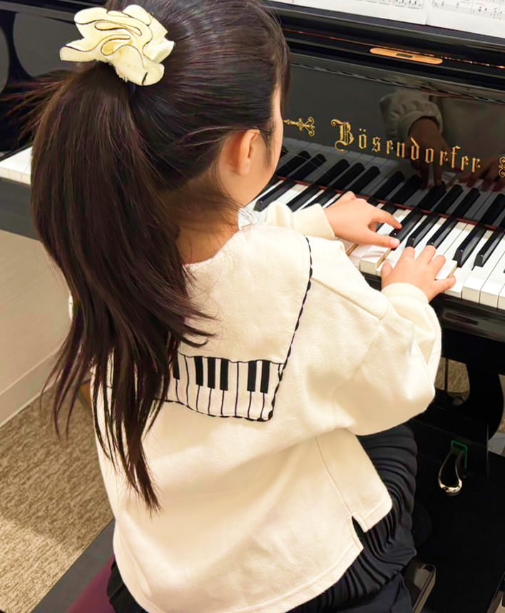 ピアノレッスンの様子